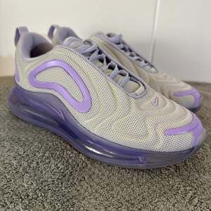 Nike Air Max 720 Pure Platinum Oxygen Purple Women's Sneakers